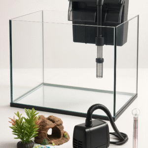 Complete Glass Aquarium Starter Kit
